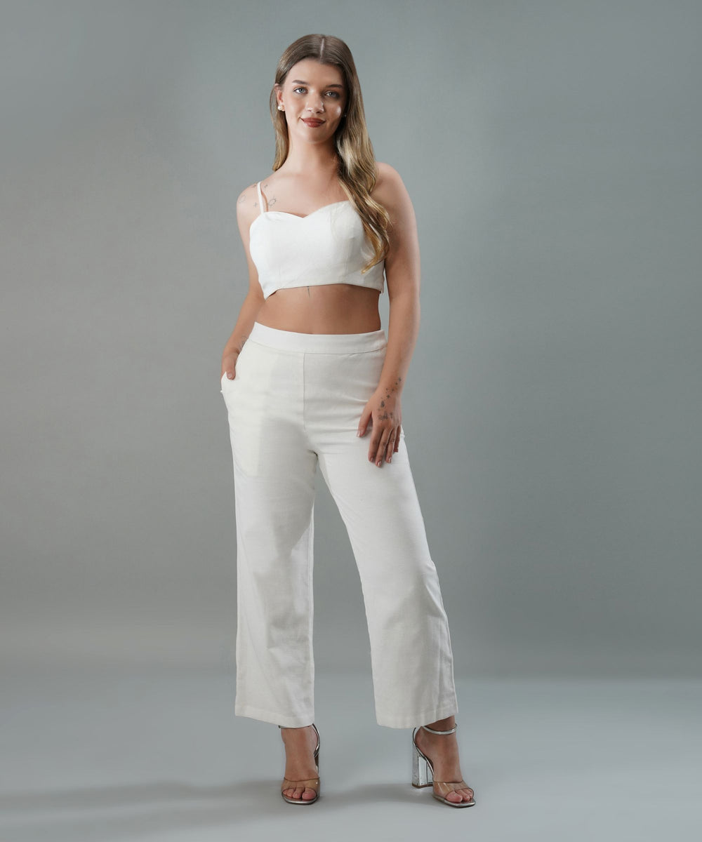 The Blanche Pantsuit in 100% Linen