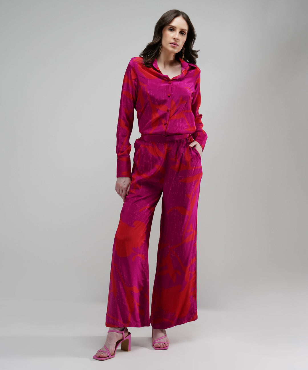 The Ariella Vibrant Abstract Crepe Set