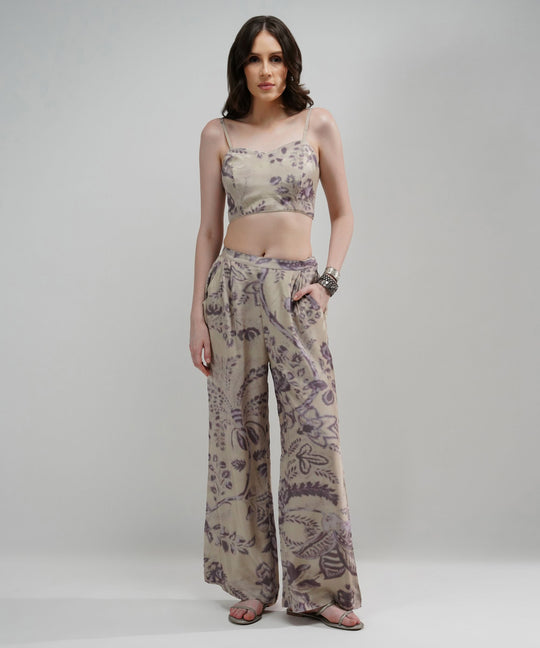 The Arina Bohemian Floral Crepe Set