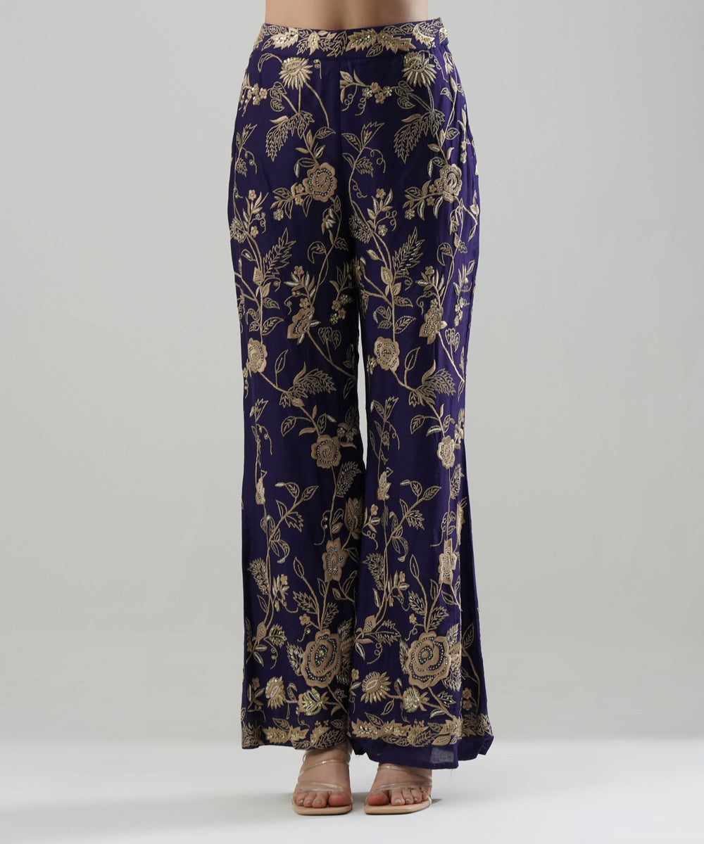 The Maham Co-ord in Deep Purple