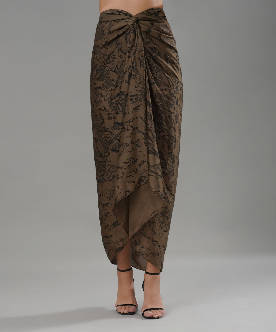 The Saudade Skirt Co-ord in Brown