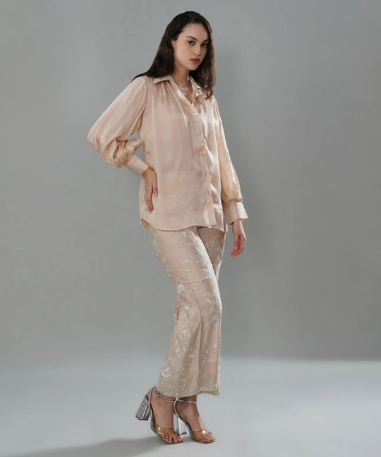 The Mahan Co-ord Set in Beige