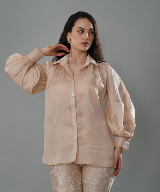 The Mahan Co-ord Set in Beige