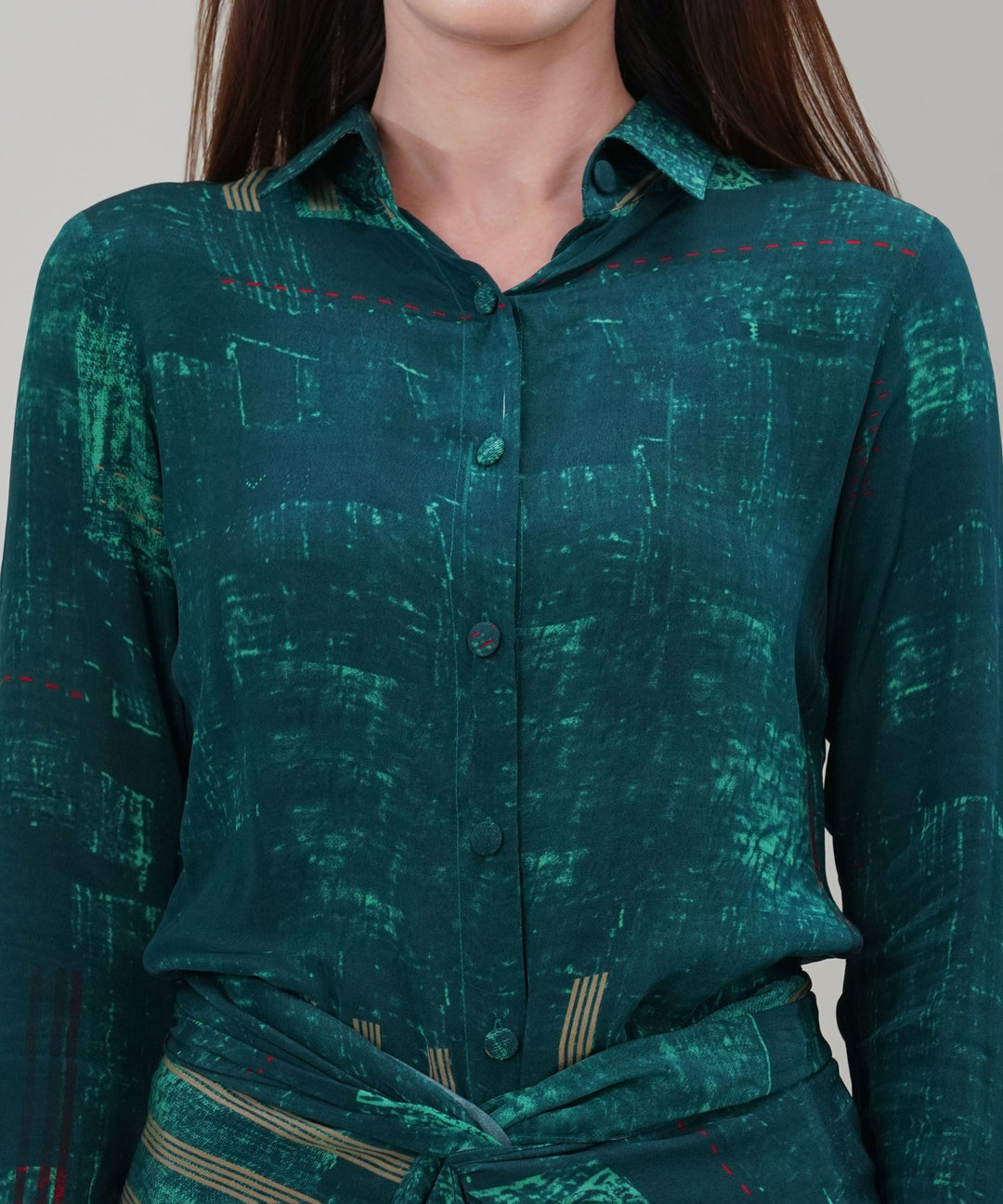 The Diana Printed Drape Co-ord in Crepe