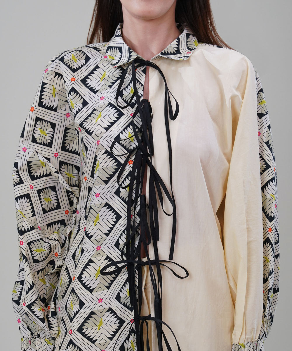 The Hannah Printed Tie Up Co-ord Set
