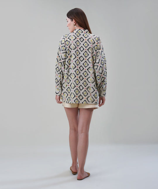 The Hannah Printed Tie Up Co-ord Set