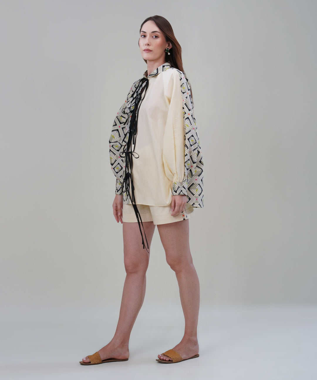 The Hannah Printed Tie Up Co-ord Set