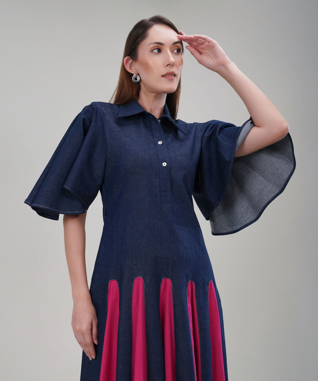 The Eve Maxi Dress in Denim