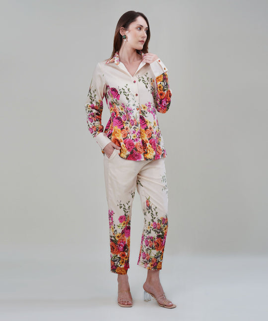 The Esther Co-ord Set in Chanderi
