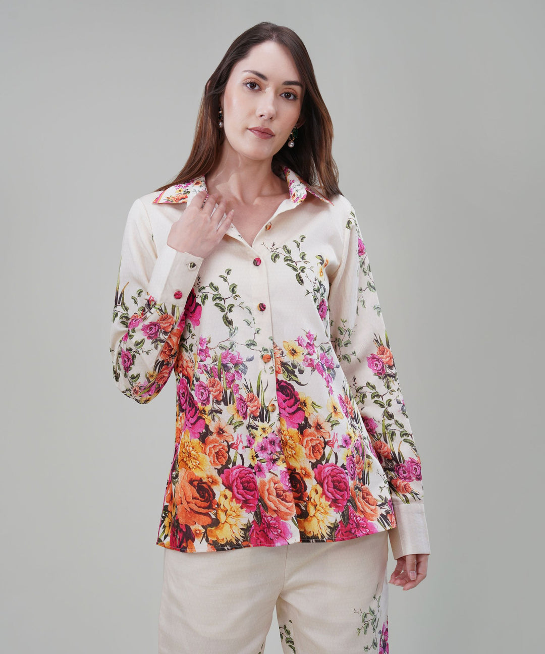 The Esther Co-ord Set in Chanderi