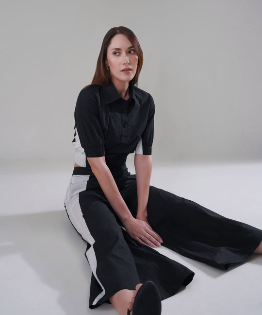 The Noire Co-ord Set in Poplin