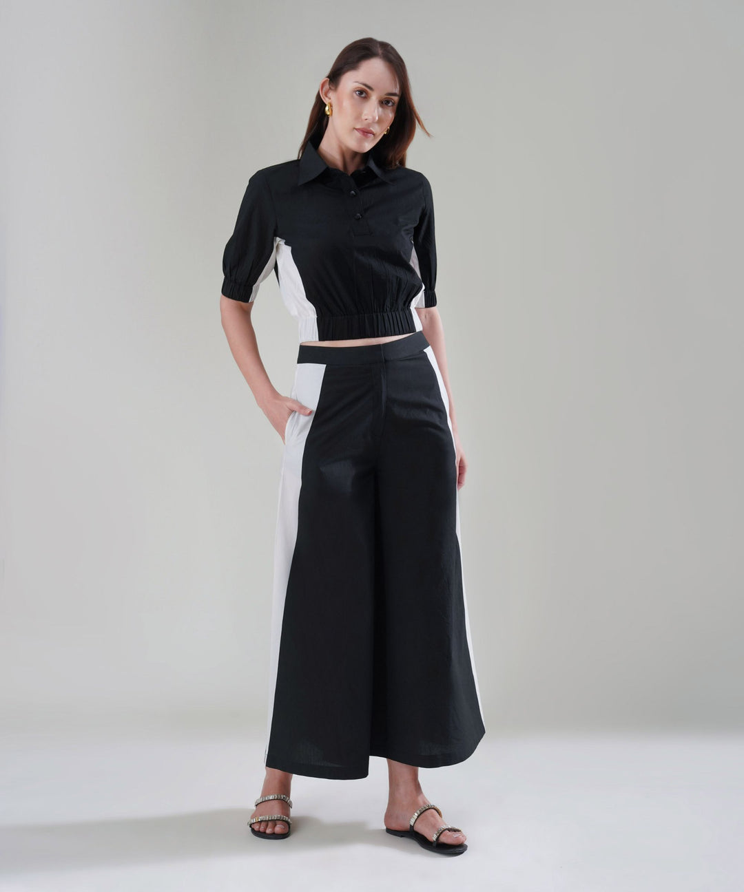 The Noire Co-ord Set in Poplin