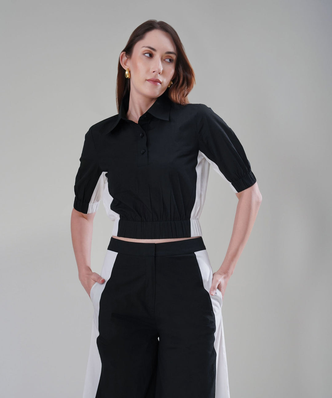 The Noire Co-ord Set in Poplin