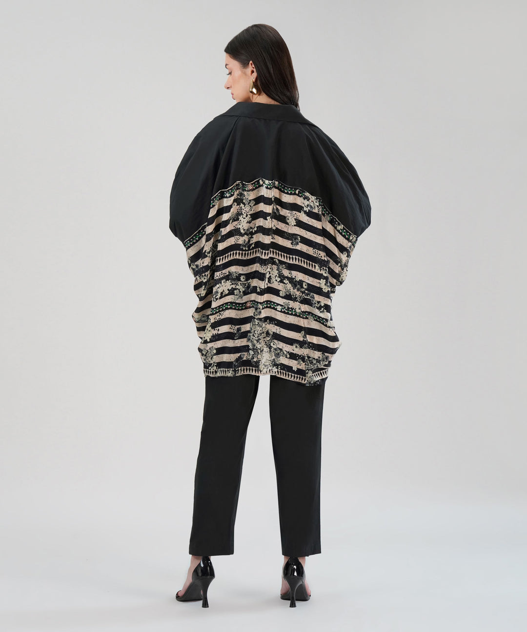 The Dil Poplin Co-ord in Black