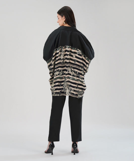 The Dil Poplin Co-ord in Black