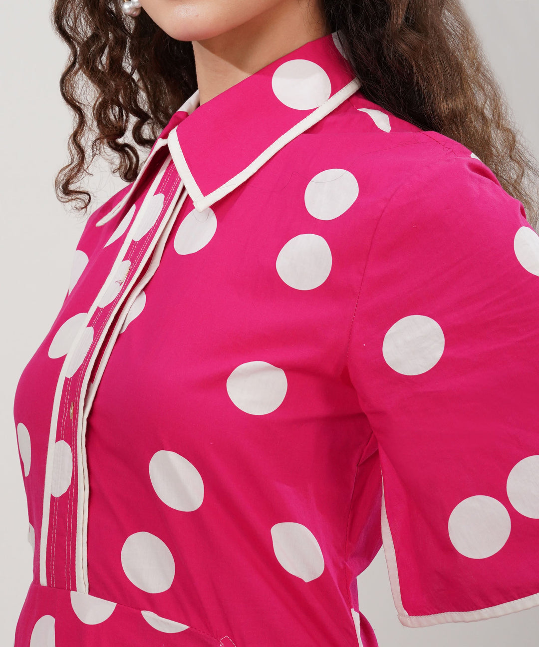 The Afza Poplin Midi Dress