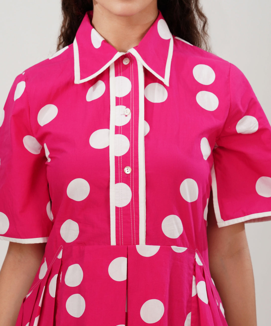 The Afza Poplin Midi Dress
