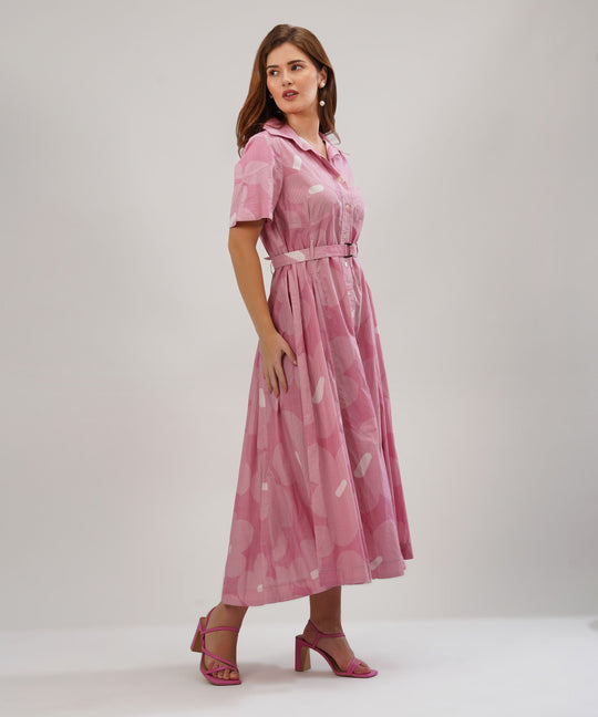 The Nitza Belted Maxi Dress