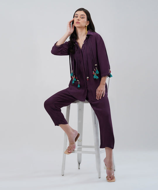 The Purple Tassle Co-ord