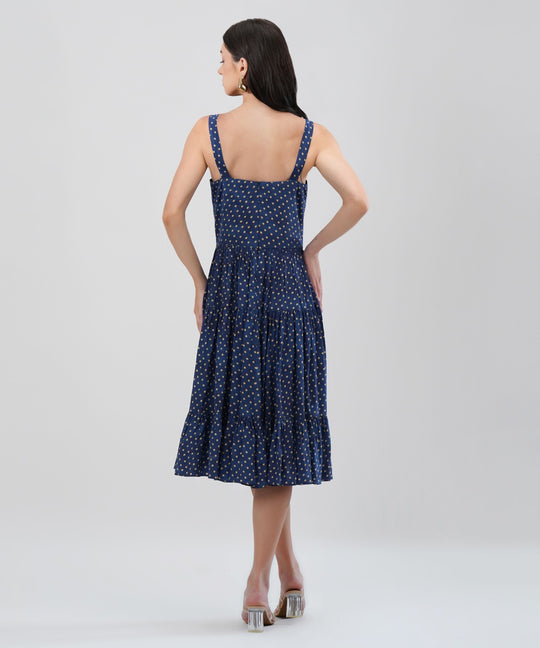 The Miriam Dress in Blue