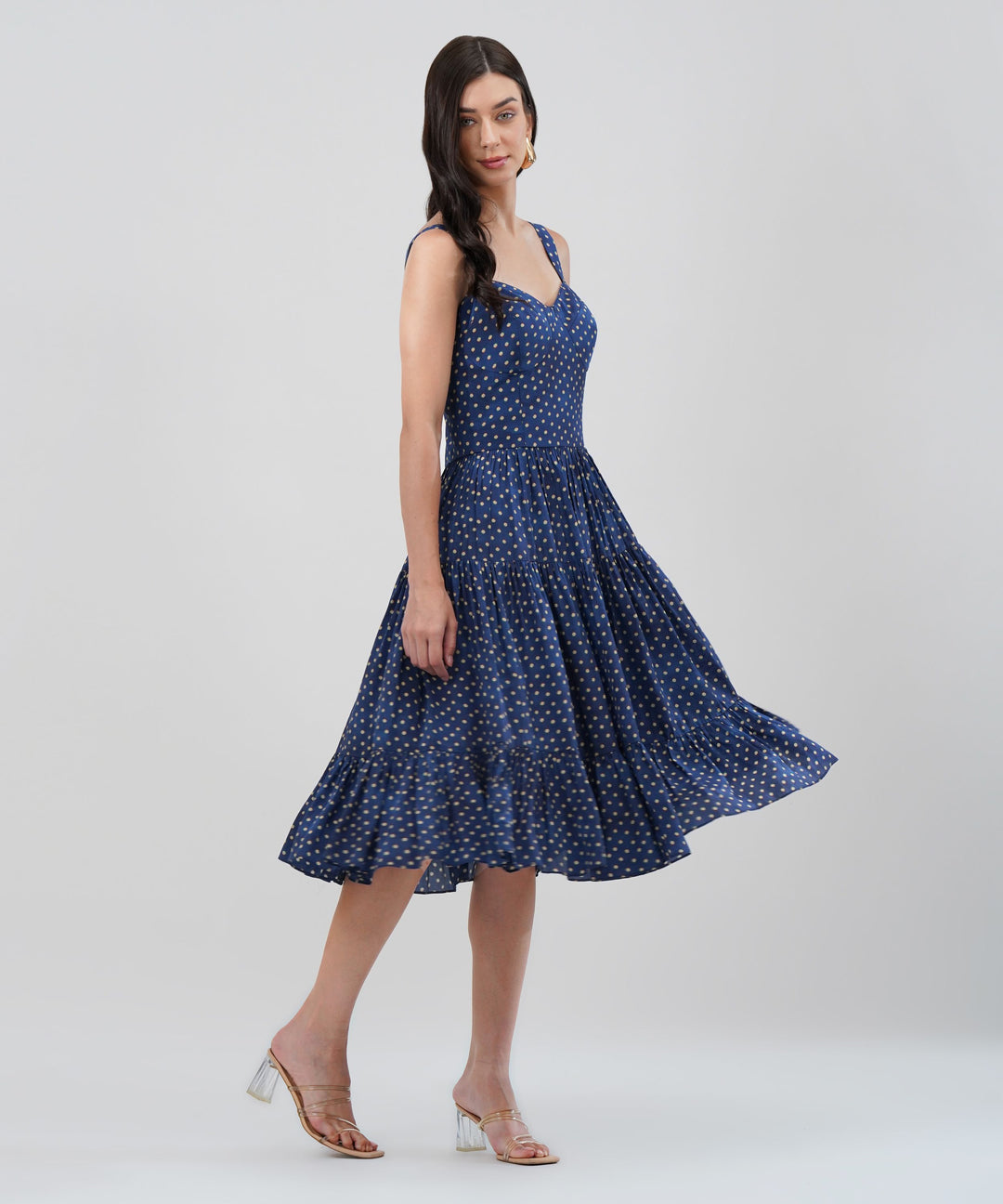 The Miriam Dress in Blue