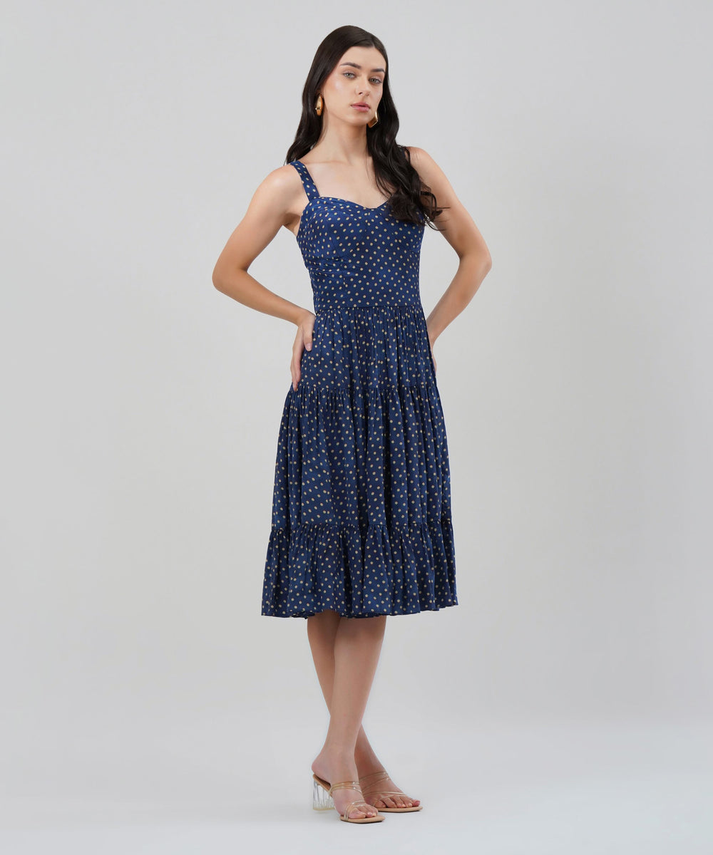 The Miriam Dress in Blue
