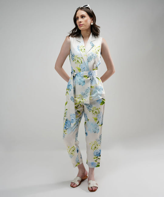 The Sarah Botanical Linen Satin Co-ord