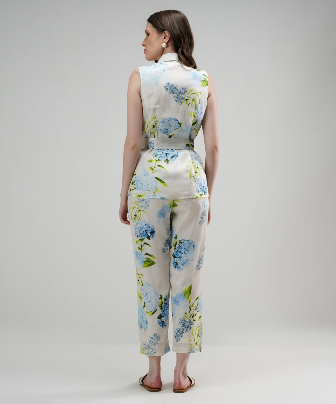 The Sarah Botanical Linen Satin Co-ord