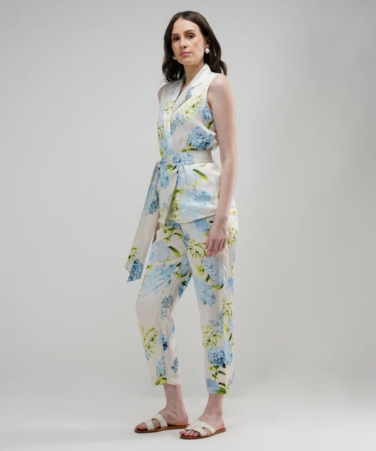 The Sarah Botanical Linen Satin Co-ord