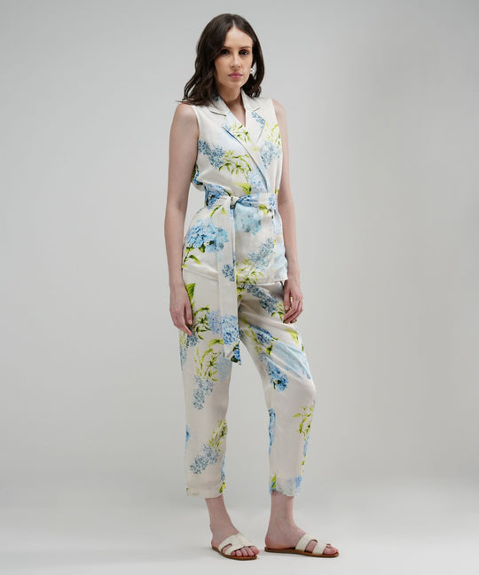 The Sarah Botanical Linen Satin Co-ord