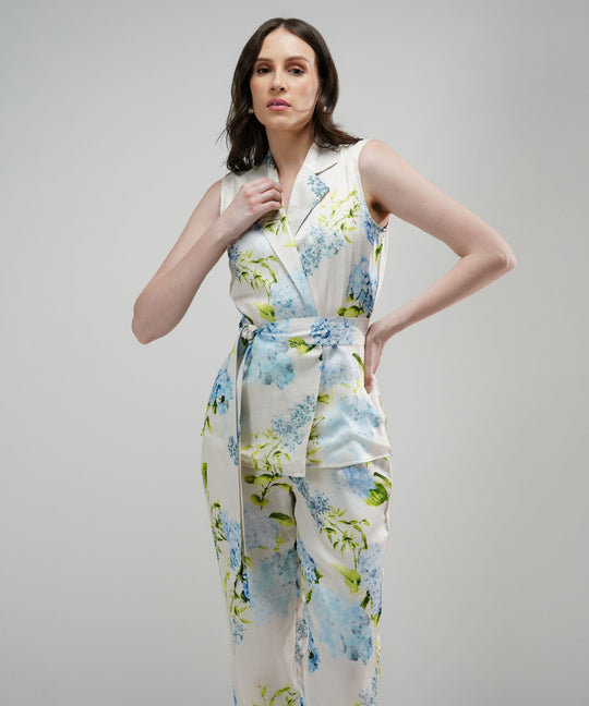 The Sarah Botanical Linen Satin Co-ord