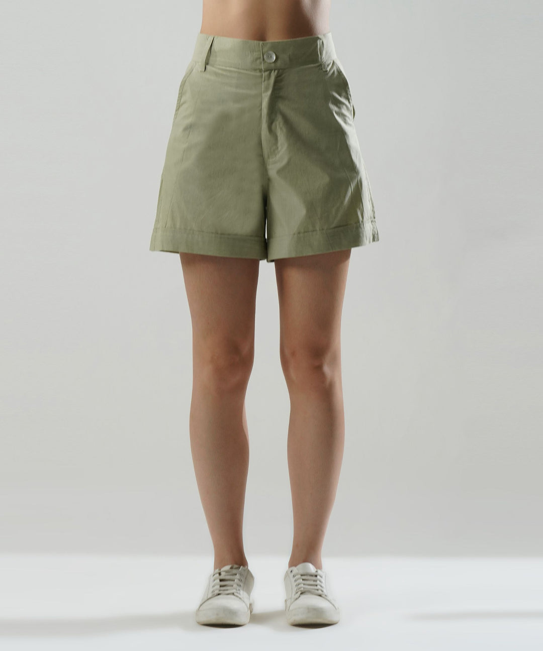 The Dil Poplin Co-ord Set in Sage Green