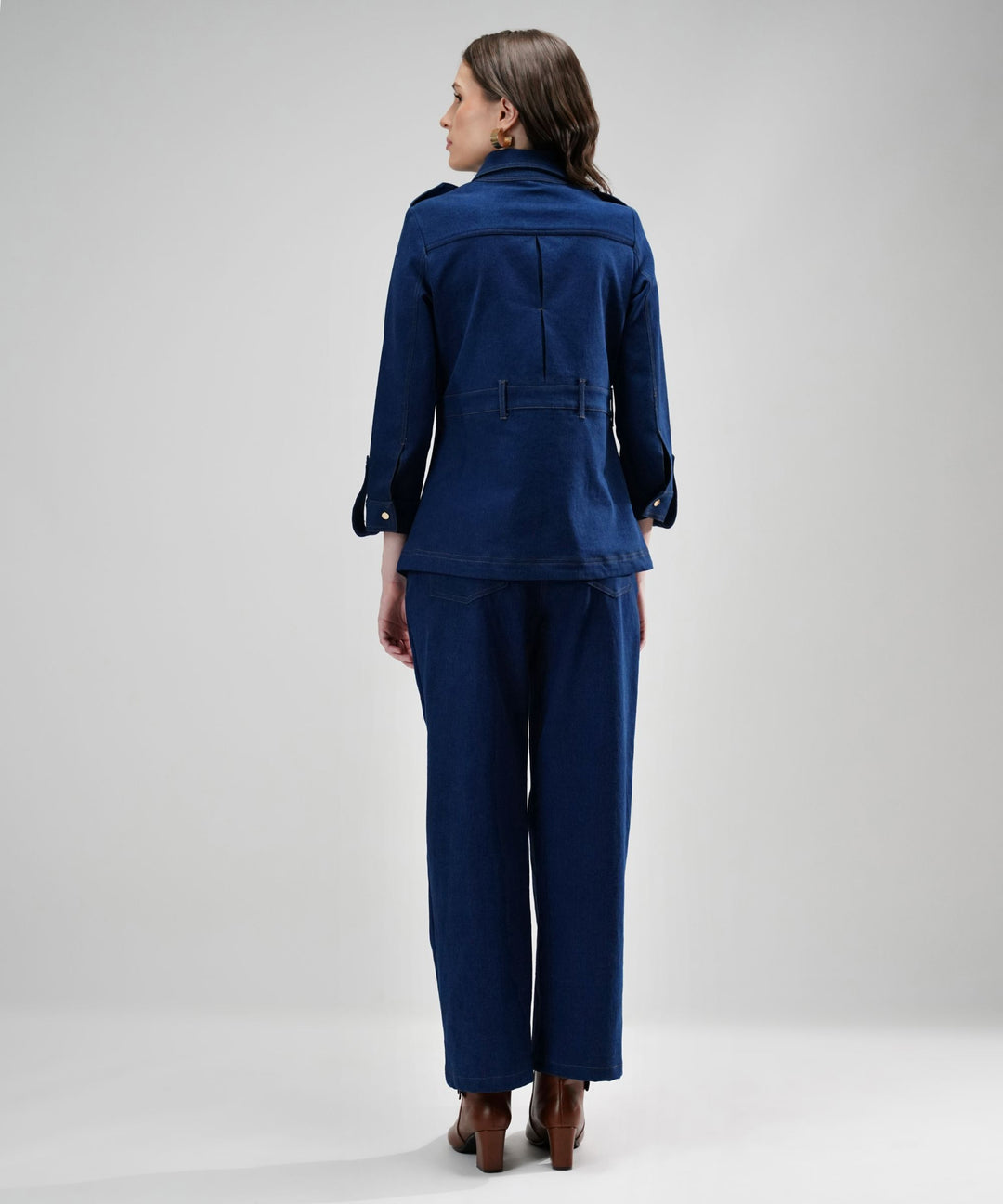 The Anna Denim Pant Suit