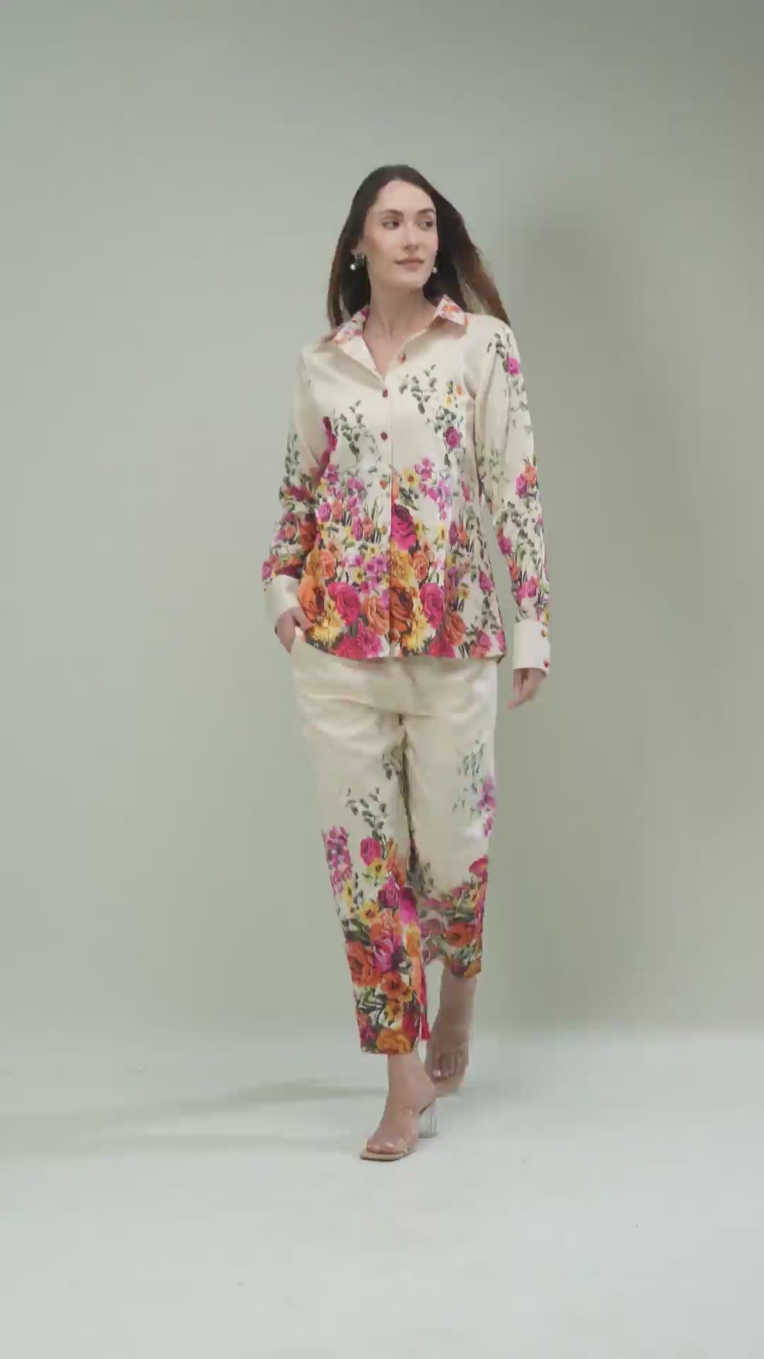 The Esther Co-ord Set in Chanderi